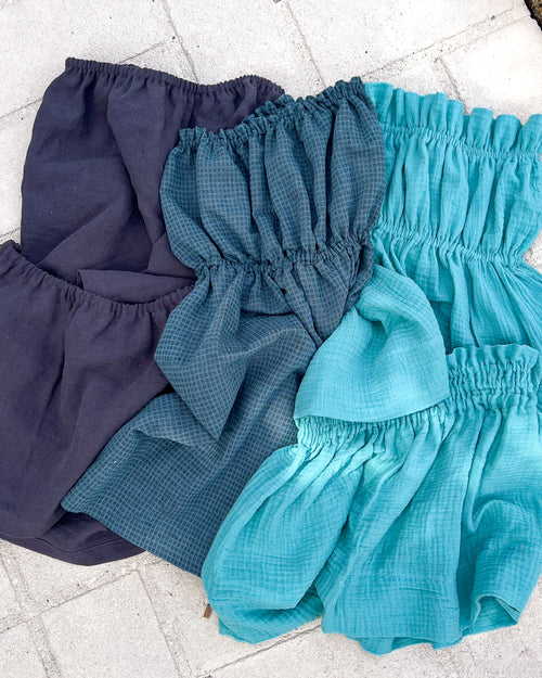 Lilt Trio: Elastic Bandeau Top, Dress & Mini Skirt (FREE Digital Sewing Pattern)